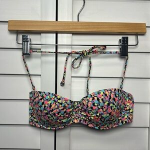 Victoria’s Secret Push Up Bandeau Underwire Bikini Top Size 32B